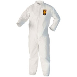 KleenGuard™ A40 Coveralls, White, Large, 25/Case