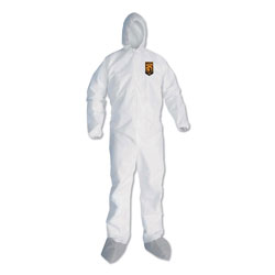 KleenGuard™ A45 Liquid/Particle Protection Surface Prep/Paint Coveralls, 2XL, White, 25/CT