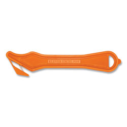 Klever Excel Plus Safety Cutter, 7 in Handle, Orange, 10/Box
