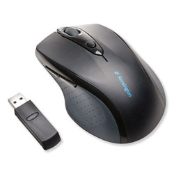 Acco Pro Fit Full-Size Wireless Mouse, 2.4 GHz Frequency/30 ft Wireless Range, Right Hand Use, Black