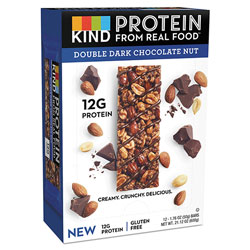 Kind Protein Bars, Double Dark Chocolate, 1.76 oz, 12/Pack