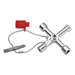 Knipex Control Cabinet Key, Silver