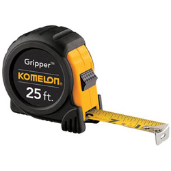Komelon Usa Gripper Series Power Tape, 1 in x 25', Black