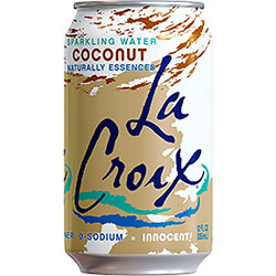 LaCroix Coconut Flavored Sparkling Water, 12 oz, 12/Pack, 2 Pack/Carton