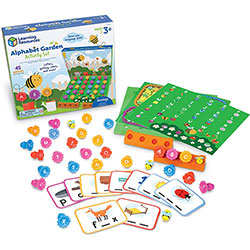 Learning Resources Alphabet Garden Activity Set - Theme/Subject: Early Learning - Skill Learning: Letter Recognition, Alphabet, Sorting, Color, Sound, Letter Matching, Spelling - 3-7 Year