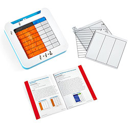 Learning Resources Hand2Mind Math Grid Activity Set - Skill Learning: Mathematics, Fraction, Graphing, Decimal, Operation, Problem Solving