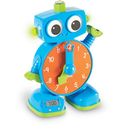 Learning Resources Learning Clock, 9-1/5 inWx4 inLx11 inH, Multi