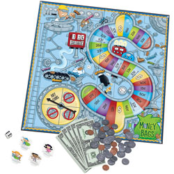 Learning Resources Money bags A Coin Value game, 116 Pieces
