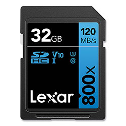 Lexar BLUE Series SDHC Memory Card, UHS-I U1 Class 10, 32 GB