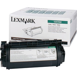 Lexmark 12A7462 Return Program High-Yield Toner, 21000 Page-Yield, Black