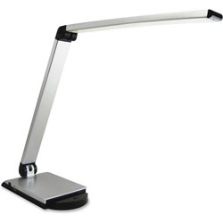 Lorell LED Desk Task Light, 8W, Silver