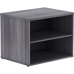 Lorell Storage Cabinet Credenza with No Door, 29-1/2 in x 22 in x 23-1/8 in, Charcoal