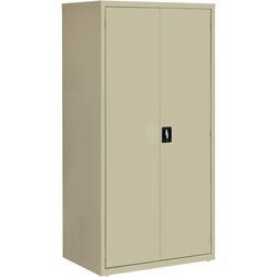 Lorell Storage Cabinet, 24 in x 36 in x 72 in, Putty