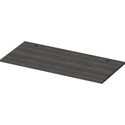 Lorell Worksurface, Rectangular, 59 in x 23-5/8 in x 1 in, Weathered Charcoal