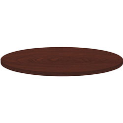 Lorell Round Table Top, 42 in, Mahogany