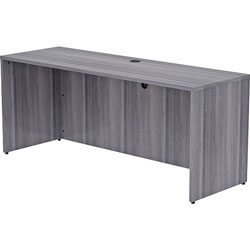 Lorell Credenza Shell, 72 inx24 inx29-1/2 in, Weathered Charcoal