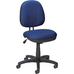 Lorell Contoured Back Task Chair, Blue