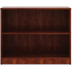Lorell 2-Shelf Bookcase, 36 in x 12' x 29-1/2 in, Cherry