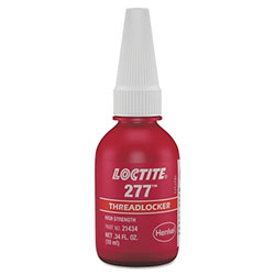 Loctite 277™ High-Strength Threadlocker, 10 mL, 7/8 in dia or Smaller, Red