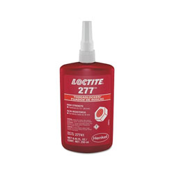 Loctite 277™ High-Strength Threadlocker, 250 mL, 7/8 in dia or Smaller, Red