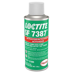 Loctite 7387™ Depend® Activator, 4-1/2 oz, Aerosol Can, Light Brown