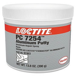 Loctite Fixmaster Aluminum Putty, 1 lb, Kit, Aluminum