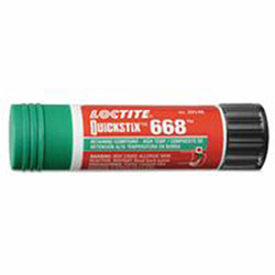 Loctite QuickStix 668 Retaining Compound, High Temperature, 19 g Tube, Green, 1870 psi