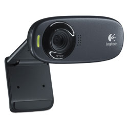 Logitech C310 HD Webcam, 1280 pixels x 720 pixels, 1 Mpixel, Black