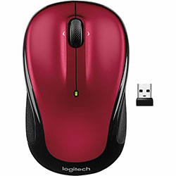 Logitech M325S Mouse, Wireless, Red