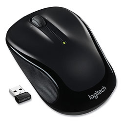 Logitech M325S Wireless Mouse, 2.4 GHz Frequency, 32.8 ft Wireless Range, Left/Right Hand Use, Black