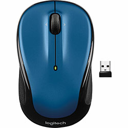 Logitech Mouse, Wireless, Blue