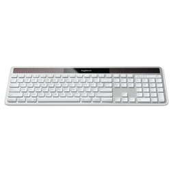 Logitech Wireless Solar Keyboard for Mac, Full Size, Silver