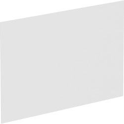 Lorell Adaptable Panel Dividers, 24 in x 2 in, x 37 in Depth, Aluminum, Acrylic, Frosted
