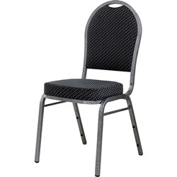 Lorell Carton Stack Chair, 15 inx16 inx37 in, Black/Gray