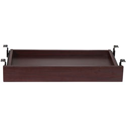 Lorell Center Drawer, 26 in x 15-3/8 in x 3-5/8 in, Mahogany
