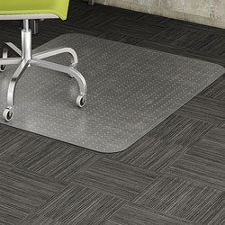 Lorell Chair Mat, Low Pile, 46 inx60 in, Clear