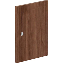 Lorell Cubby Locker Adder Short Locker Door, Short x 11.8 in x 0.8 in Depth x 15.5 in Height, Walnut