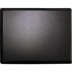 Lorell Desk Mat, 3-Layer Memory Foam, 30 inWx20 inLx3/4 inH, Black