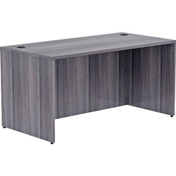 Lorell Desk Shell, Rectangular, 60 inx30 inx29-1/2 in, Weathered Charcoal