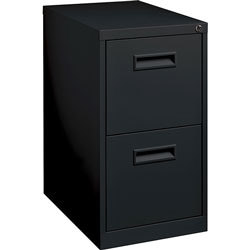 Lorell File/File Pedestal, 15"x23"x28", Black