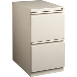 Lorell Mobile Pedestal File, 15 in x 22-7/8 in x 27-3/4 in, Deep Putty