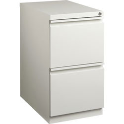 Lorell Mobile Pedestal File, 15 in x 22-7/8 in x 27-3/4 in, Deep Light Gray