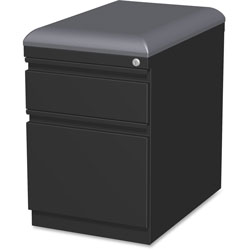 Lorell Mobile Seat Ped File, 15 inx19-7/8 inx23-3/4 in, Black