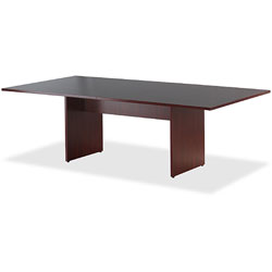 Lorell Rectangular Conference Table Top Only, 48 inx96 inx1-1/4 in, Mahogany