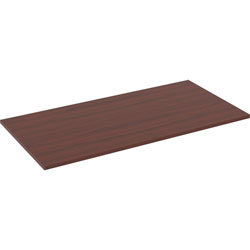 Lorell Tabletop for Relevance Leg Frames, 59-7/8 in x 29-1/2 in x 1 in, Mahogany