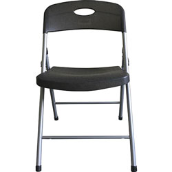Lorell Translucent Folding Chairs,400 lb. Cap, 19-3/4 in x 18-1/4 in x 31 in, 4/CT, Smoke