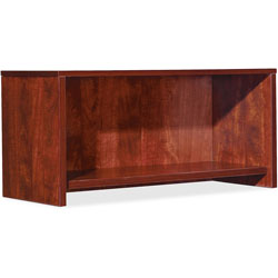 Lorell Wall Mount Hutch, 30 in x 15 in x 17 in, Cherry