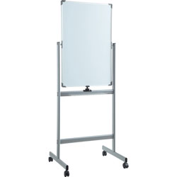Lorell Whiteboard Easel, Double-Sided, Magnetic, 27-1/2 inx70 in