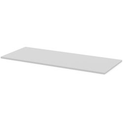 Lorell Width-Adjustable Training Table Top, Gray Rectangle Top, 72 in x 30 inx 1 in Table Top Thickness, Assembly Required