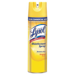 Lysol Disinfectant Spray, Original Scent, 19 oz Aerosol, 12 Cans/Carton